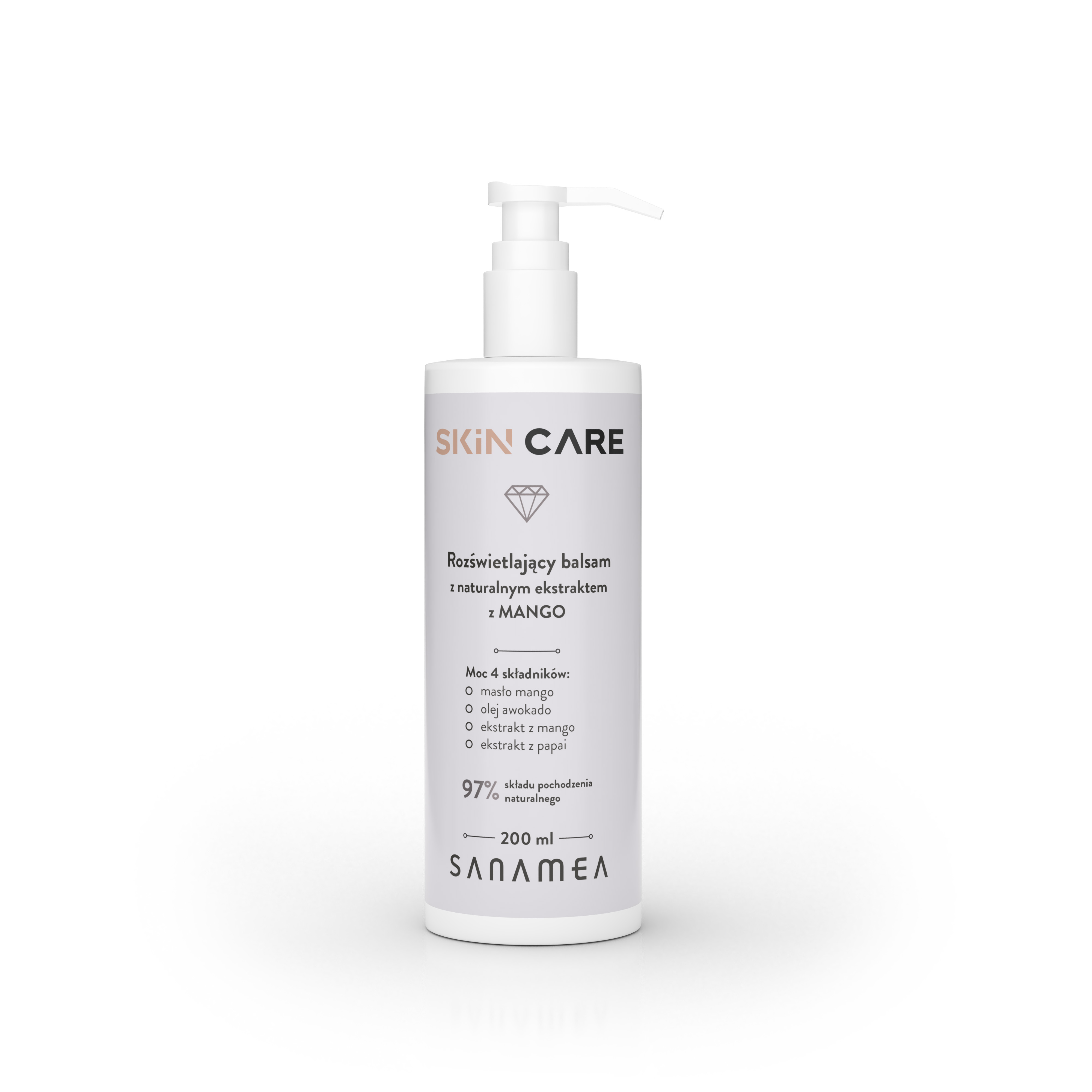 SANAMEA Skin Care Balsam rozświetlający mango 200ml